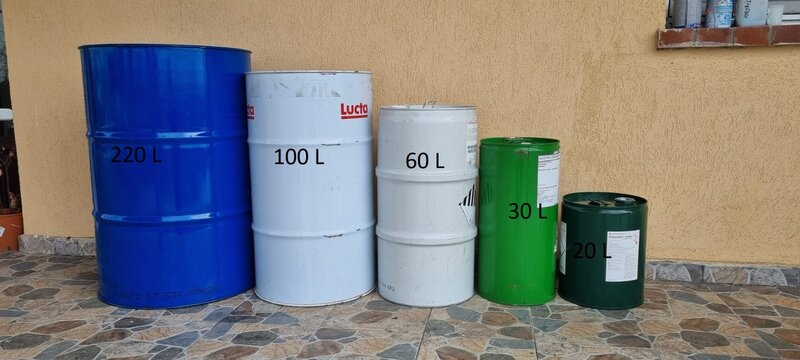 Butoi/ canistra tabla cu buson 20 L-30 L-60 L-100 L-220 L.